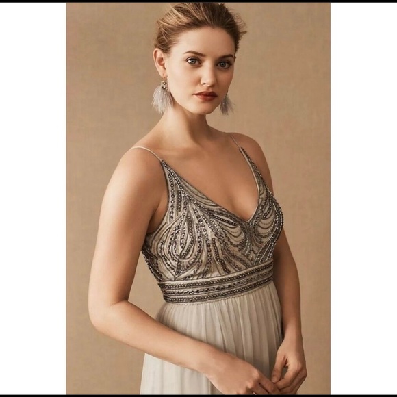 BHLDN Vilette beaded gown - Picture 6 of 15